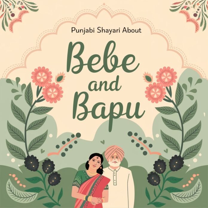 Punjabi Shayari about Bebe and Bapu