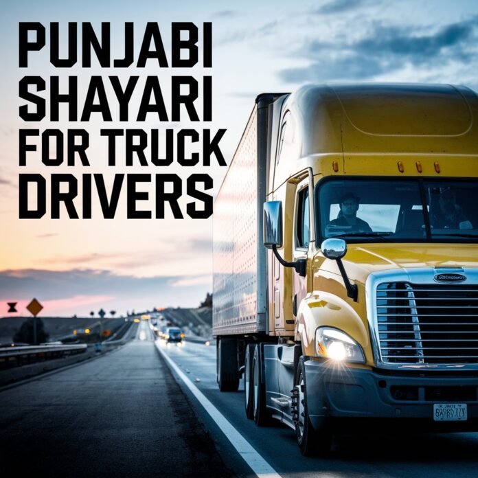 Punjabi Shayari for Truck Drivers