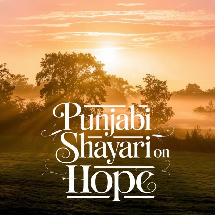 Punjabi Shayari on Hope