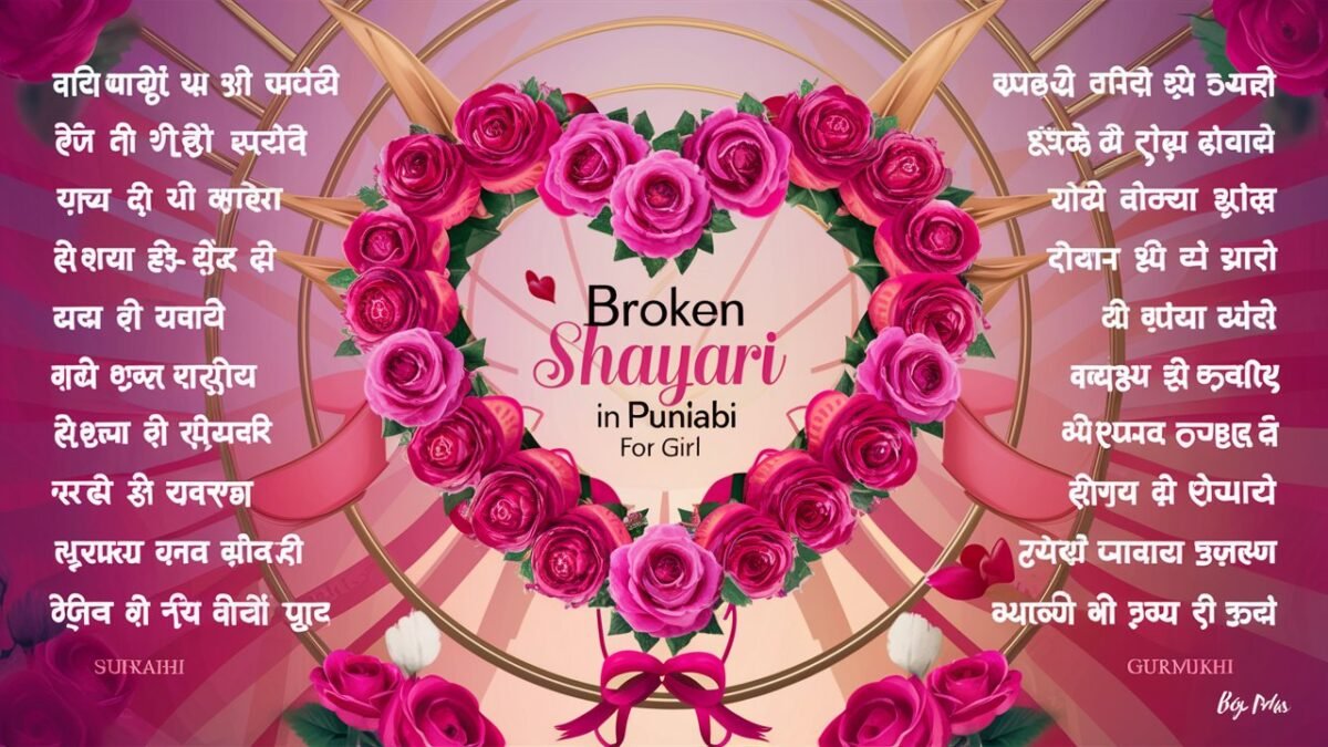 Broken Shayari In Punjabi For Girl